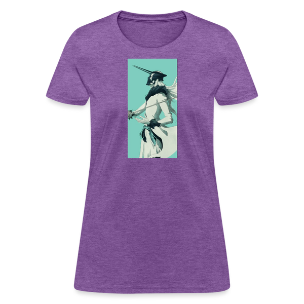 White Zangetsu Women's T-Shirt - purple heather