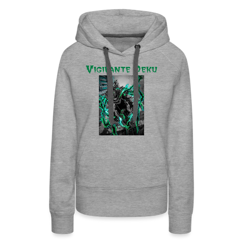 Vigilante Deku Women’s Hoodie - heather grey