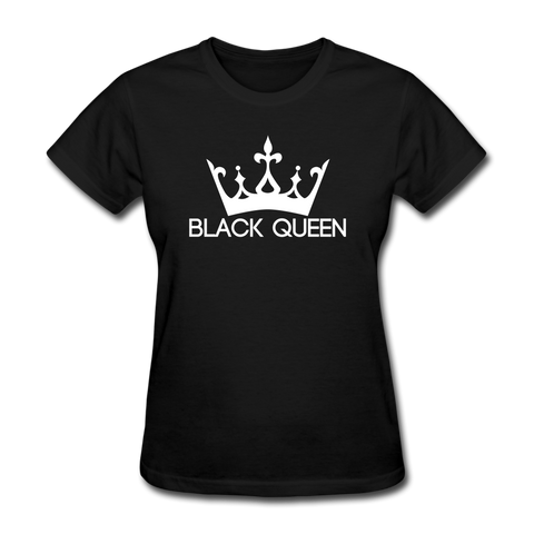 Women's T-Shirt Black Queen - black