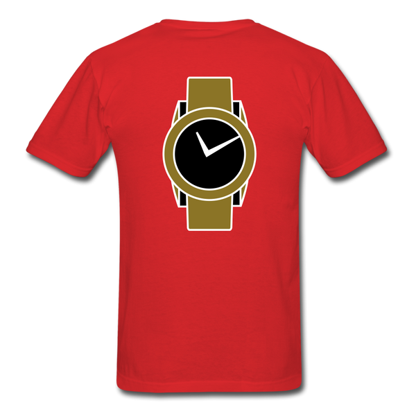 Men Classic T-Shirt Time - red