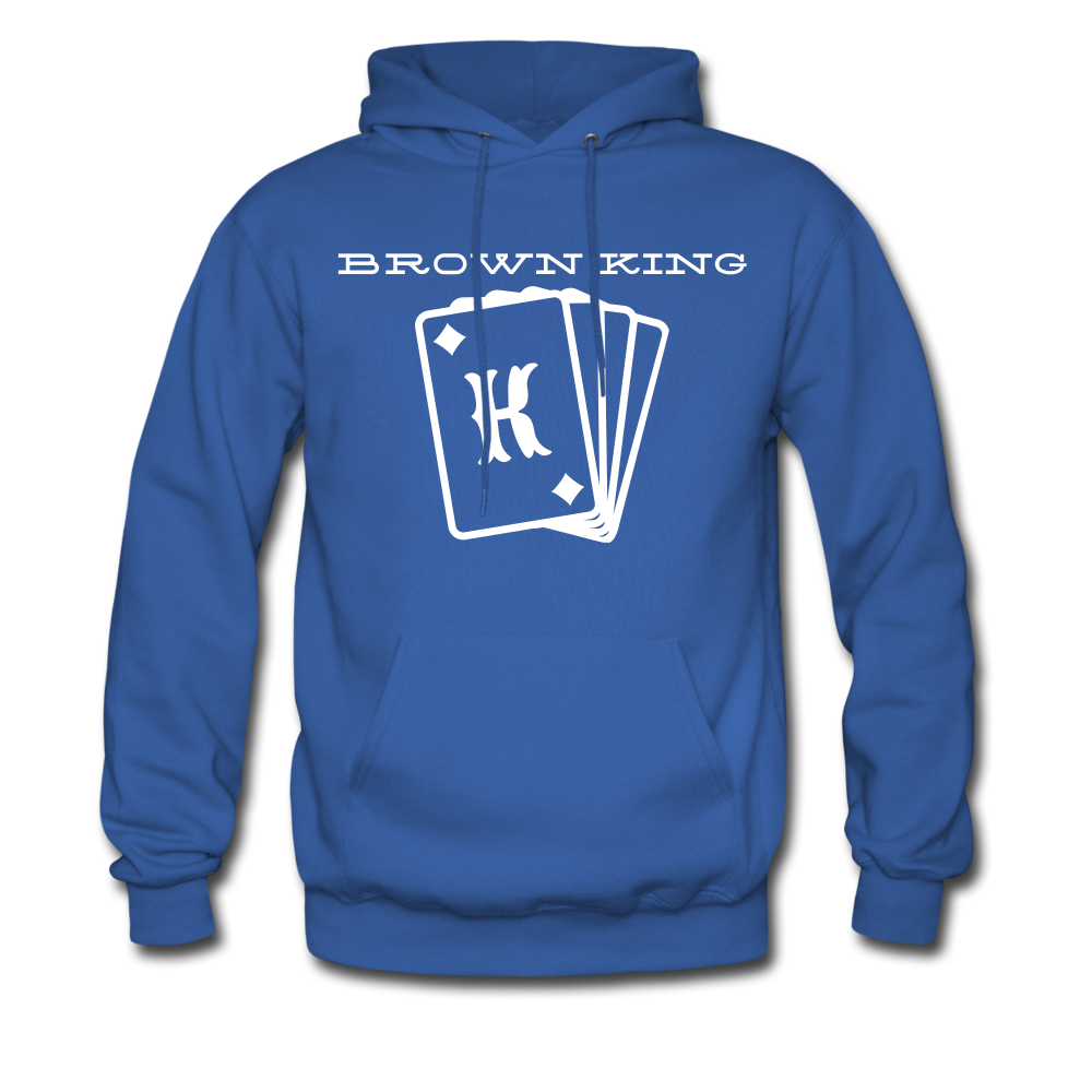 Men’s Premium Hoodie Brown - royal blue