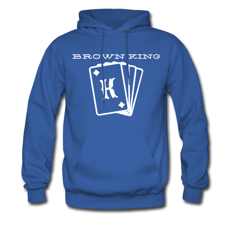 Men’s Premium Hoodie Brown - royal blue