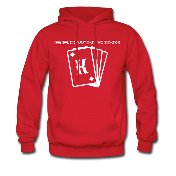 Men’s Premium Hoodie Brown - red