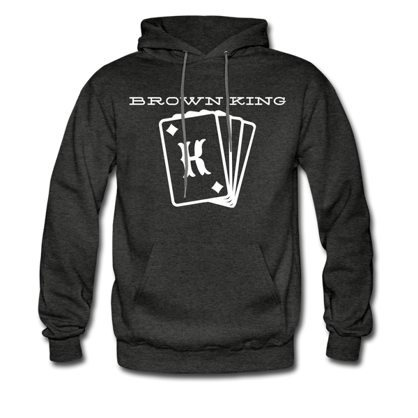 Men’s Premium Hoodie Brown - charcoal gray