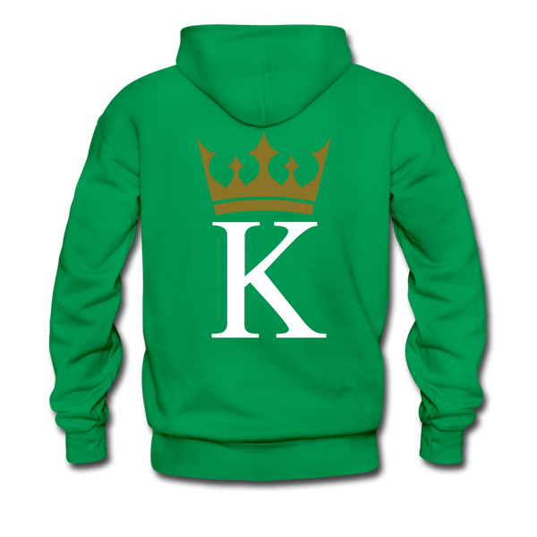 Men’s Premium Hoodie Brown - kelly green