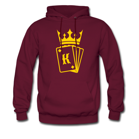 Men’s Premium Hoodie Quote Hoodie - burgundy