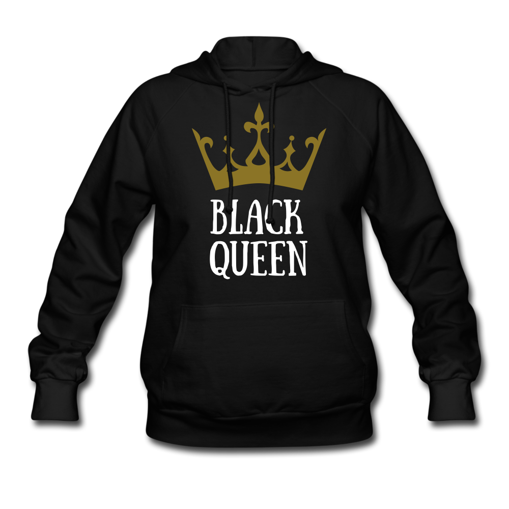 Women’s Premium Hoodie Black Queen Gold - black