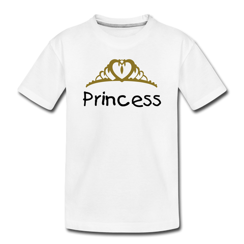 Girls' Premium T-Shirt - white