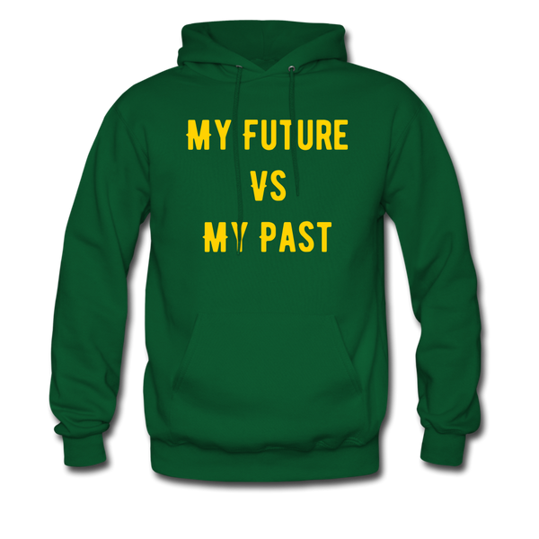 Men's Hoodie F vs P - forest green