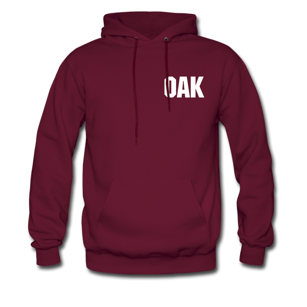 Men's Hoodie OAK - burgundy