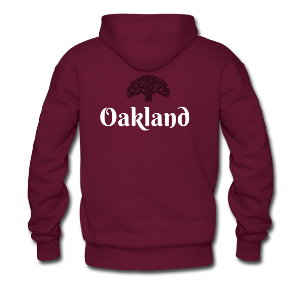 Men's Hoodie OAK - burgundy