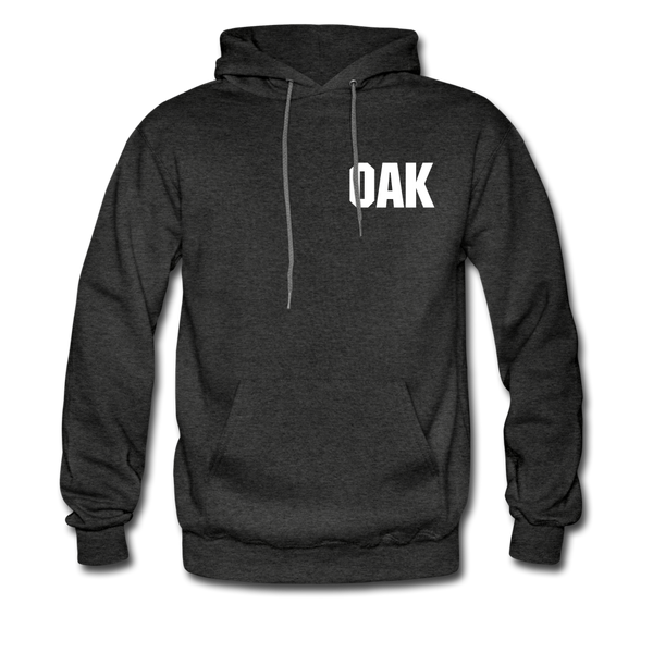 Men's Hoodie OAK - charcoal gray