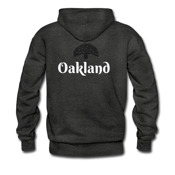 Men's Hoodie OAK - charcoal gray