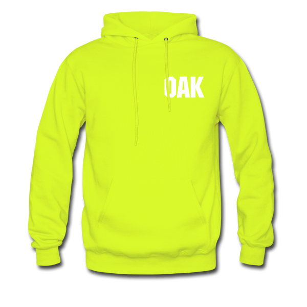 Men's Hoodie OAK - safety green