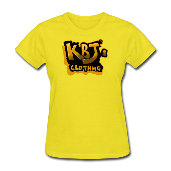 Women's T-Shirt KBJ - yellow