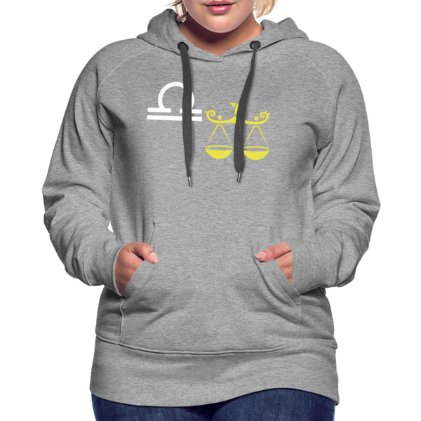 Women’s Premium Hoodie Libra - heather gray