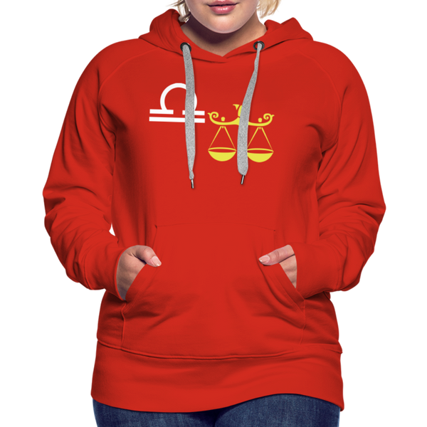 Women’s Premium Hoodie Libra - red