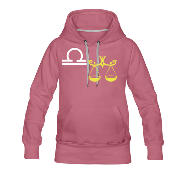 Women’s Premium Hoodie Libra - mauve