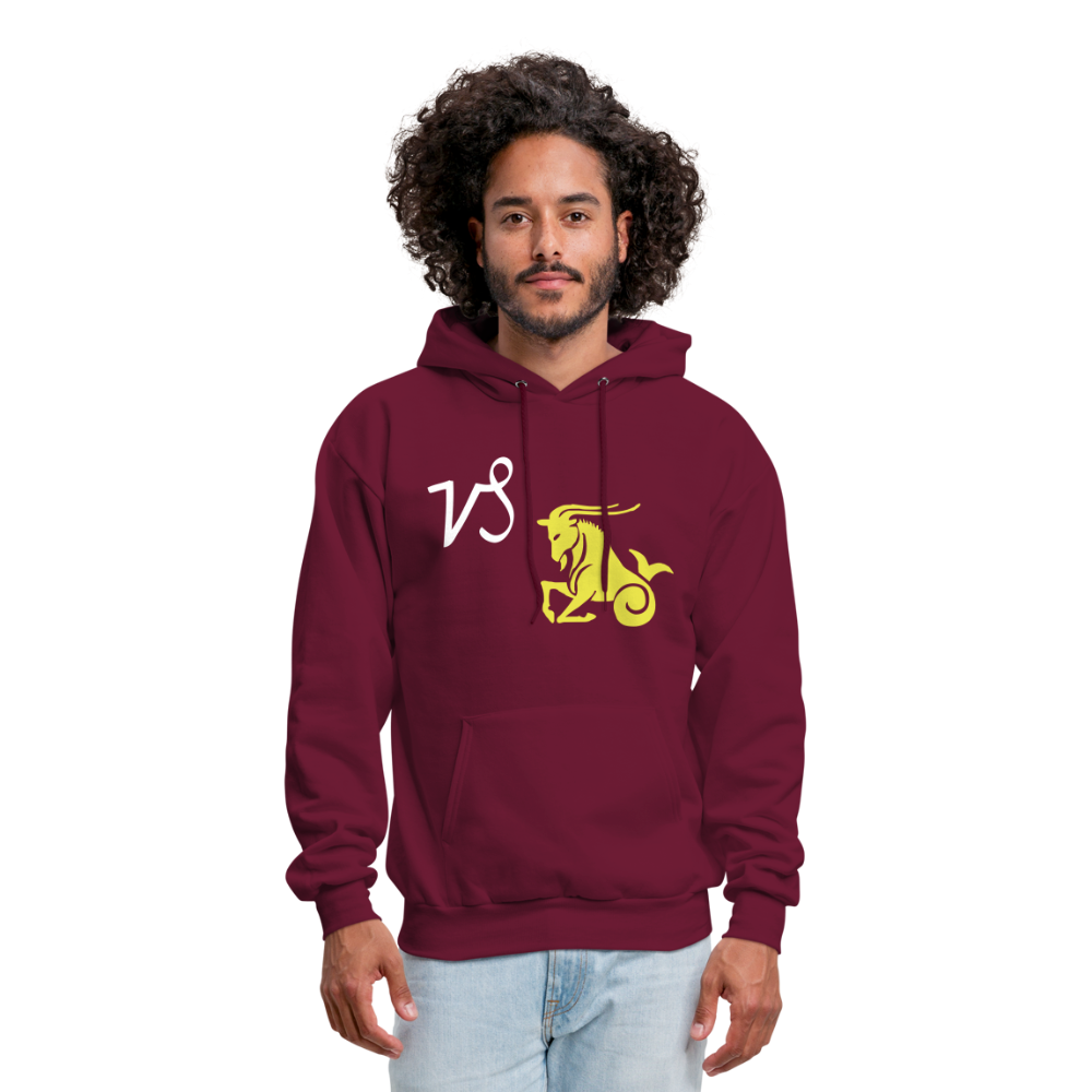 Men's Premium Hoodie Capricorn - burgundy