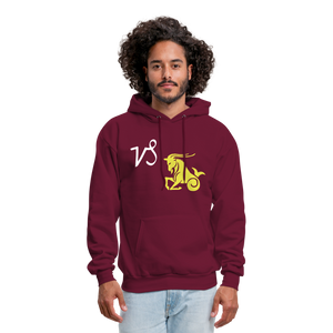 Men's Premium Hoodie Capricorn - burgundy