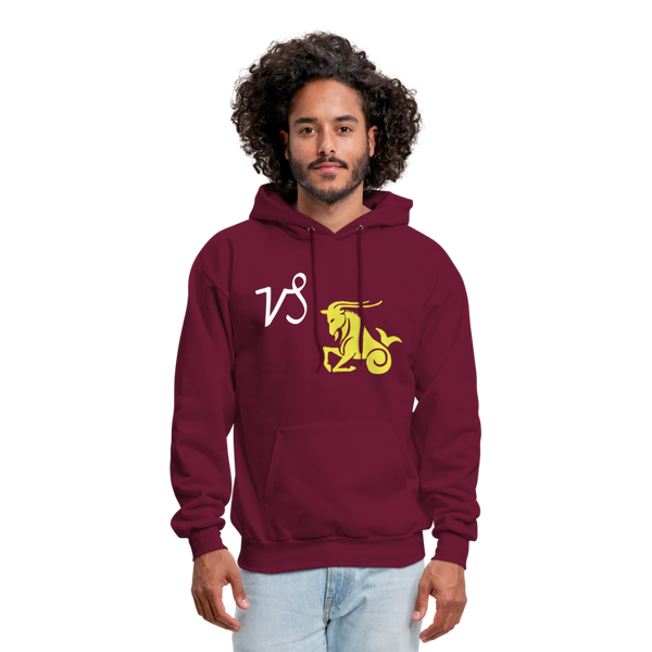 Men's Premium Hoodie Capricorn - burgundy