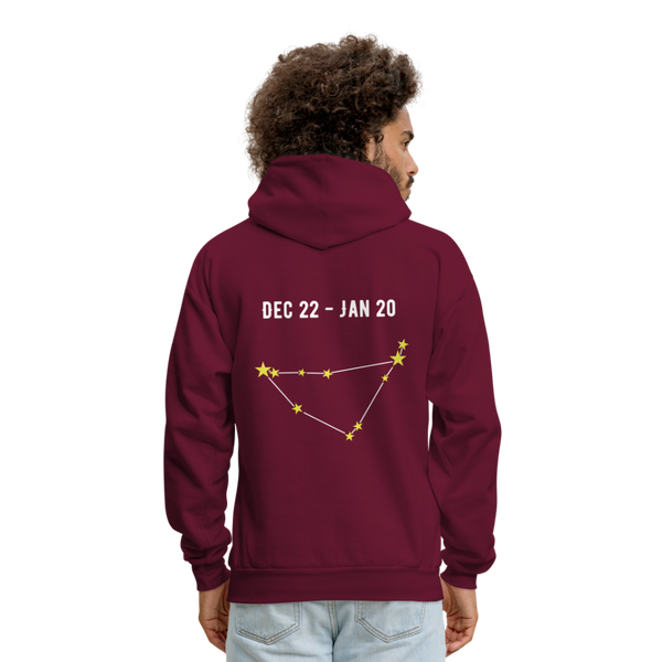 Men's Premium Hoodie Capricorn - burgundy