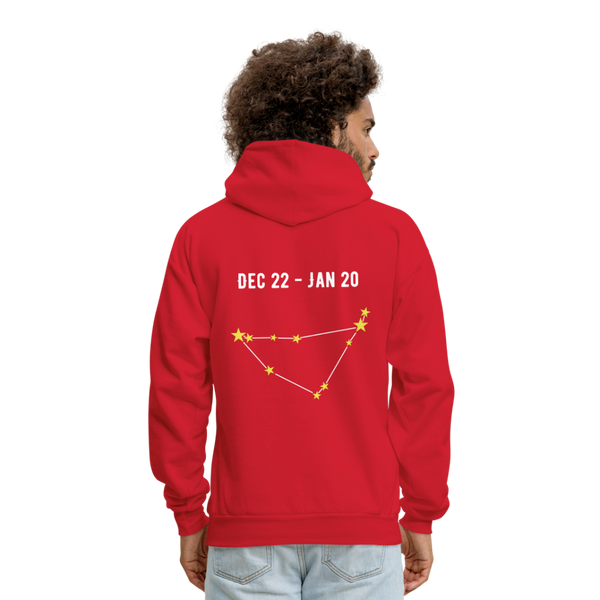 Men's Premium Hoodie Capricorn - red