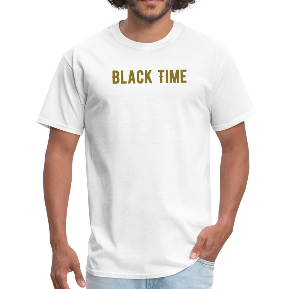 Men Classic T-Shirt Time - white