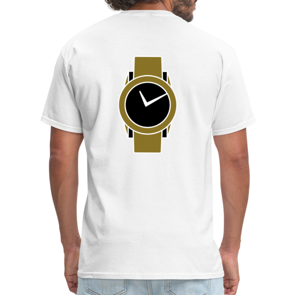 Men Classic T-Shirt Time - white