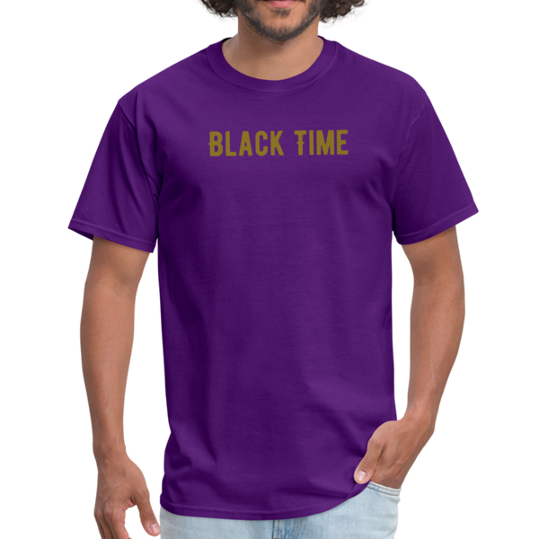 Men Classic T-Shirt Time - purple