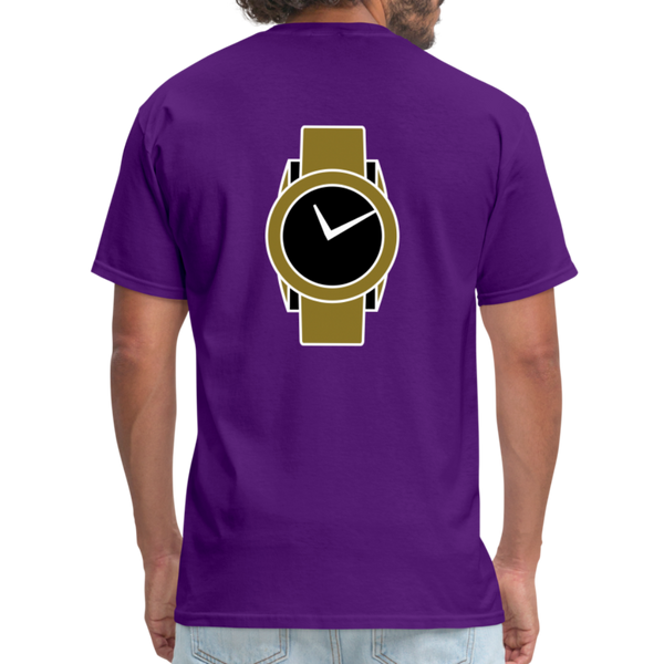 Men Classic T-Shirt Time - purple