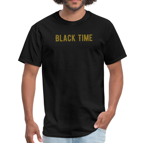 Men Classic T-Shirt Time - black