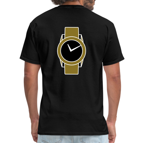 Men Classic T-Shirt Time - black