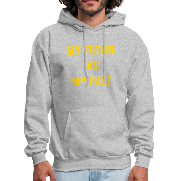 Men's Hoodie F vs P - heather gray