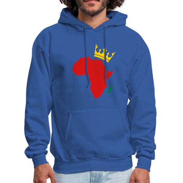 Men's Hoodie African - royal blue