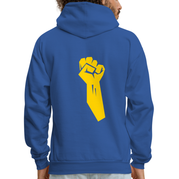 Men's Hoodie African - royal blue