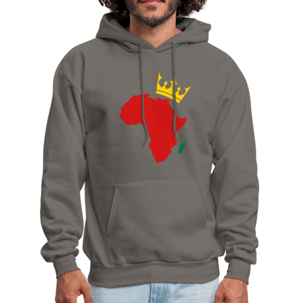 Men's Hoodie African - asphalt gray