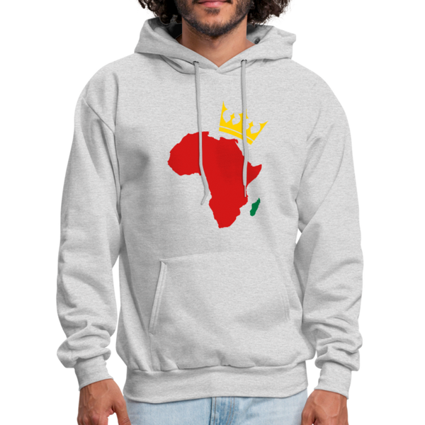 Men's Hoodie African - ash 