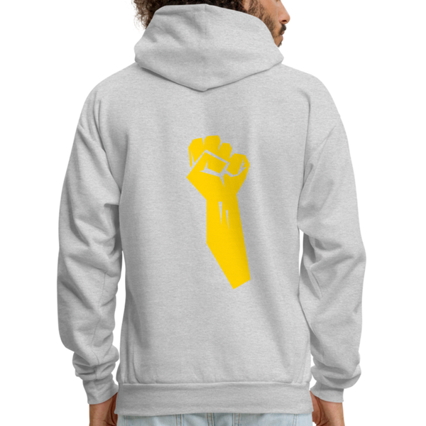 Men's Hoodie African - ash 