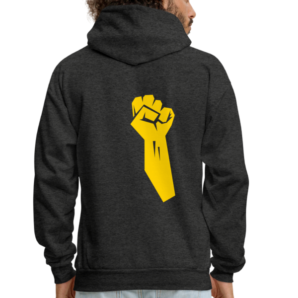 Men's Hoodie African - charcoal gray