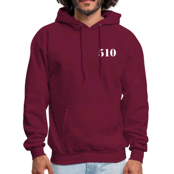 Men's Hoodie OAK - burgundy