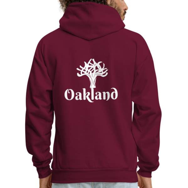 Men's Hoodie OAK - burgundy