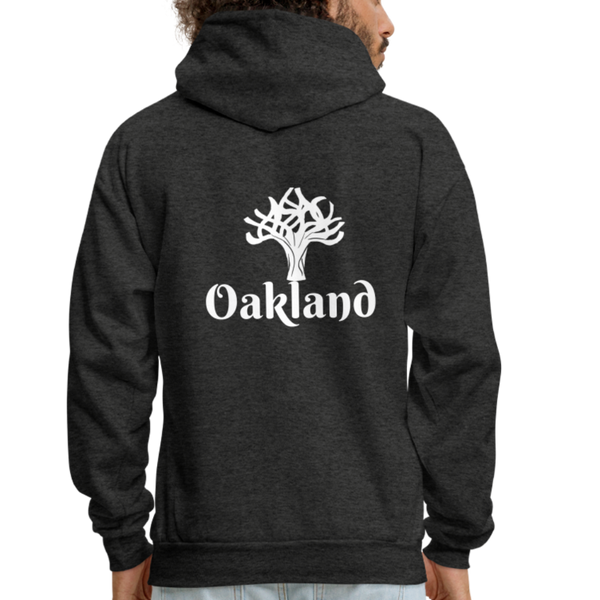 Men's Hoodie OAK - charcoal gray