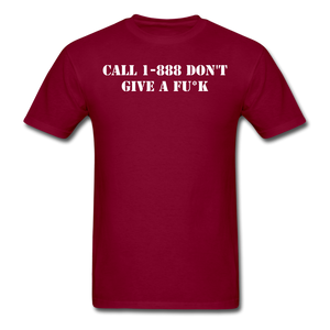 Men's Classic T-Shirt Call - burgundy