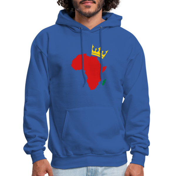 Men's Hoodie African - royal blue