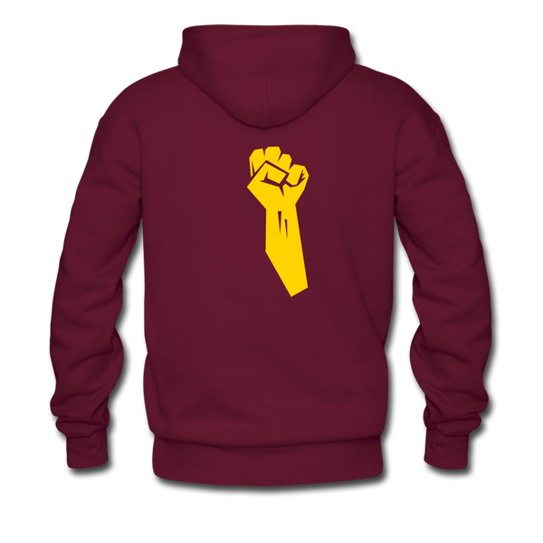 Men's Hoodie African - burgundy