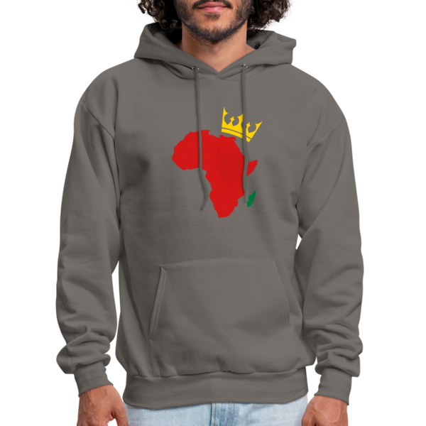 Men's Hoodie African - asphalt gray