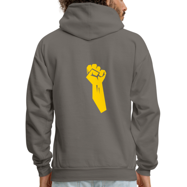 Men's Hoodie African - asphalt gray