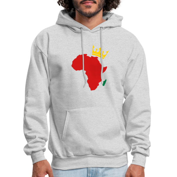 Men's Hoodie African - ash 