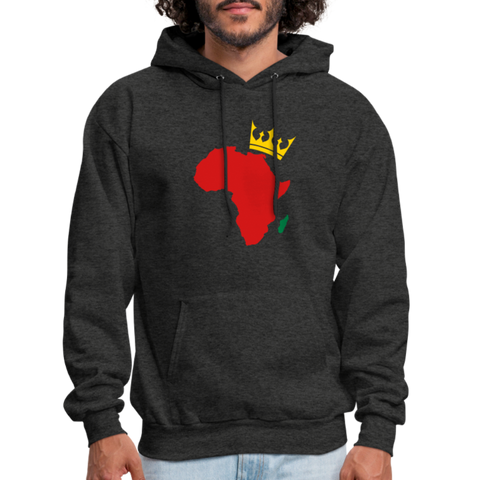 Men's Hoodie African - charcoal grey